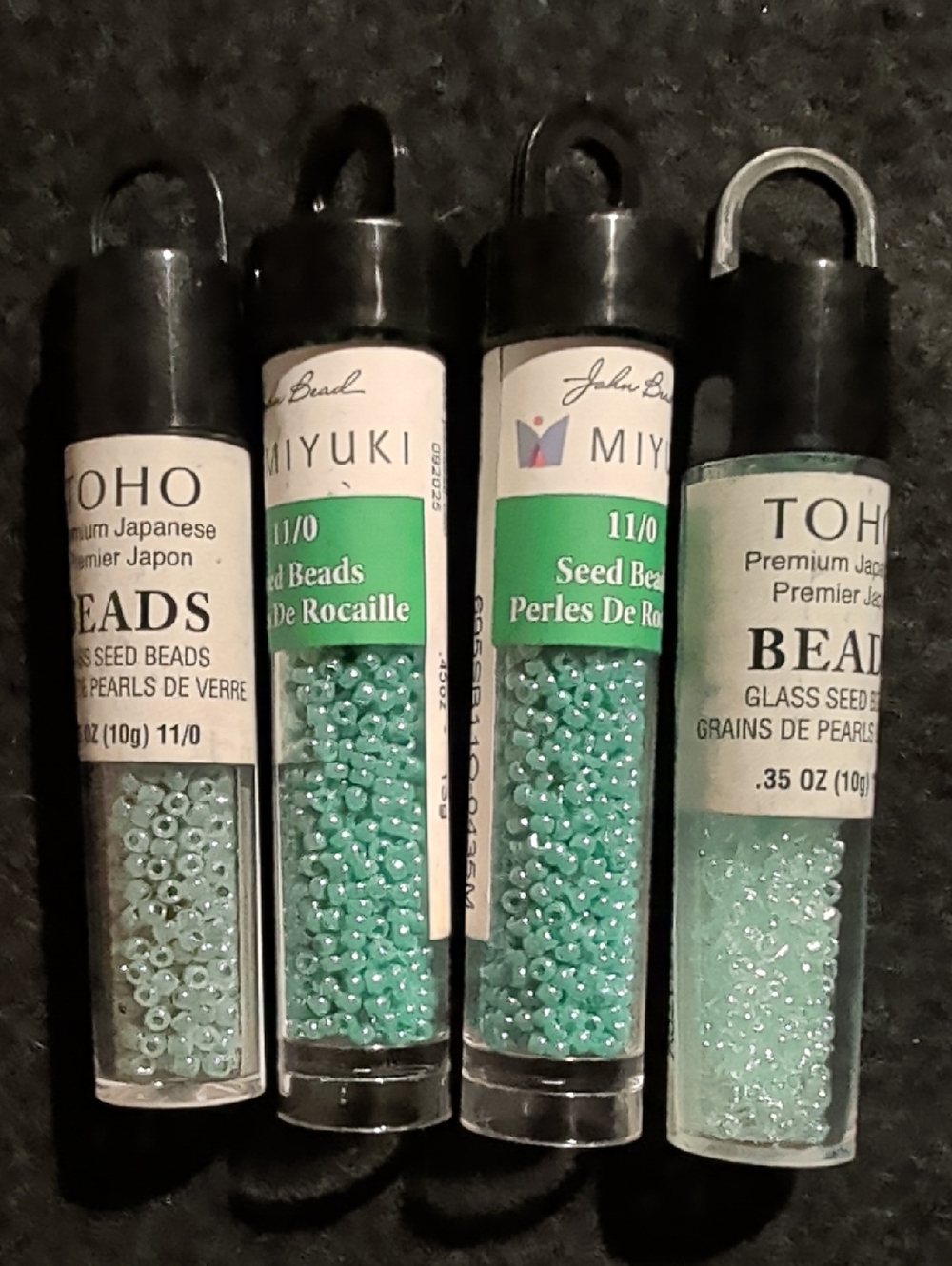Toho & Some Miyuki Glass Seed Beads 38 Tube Lot - Picture 8 of 10